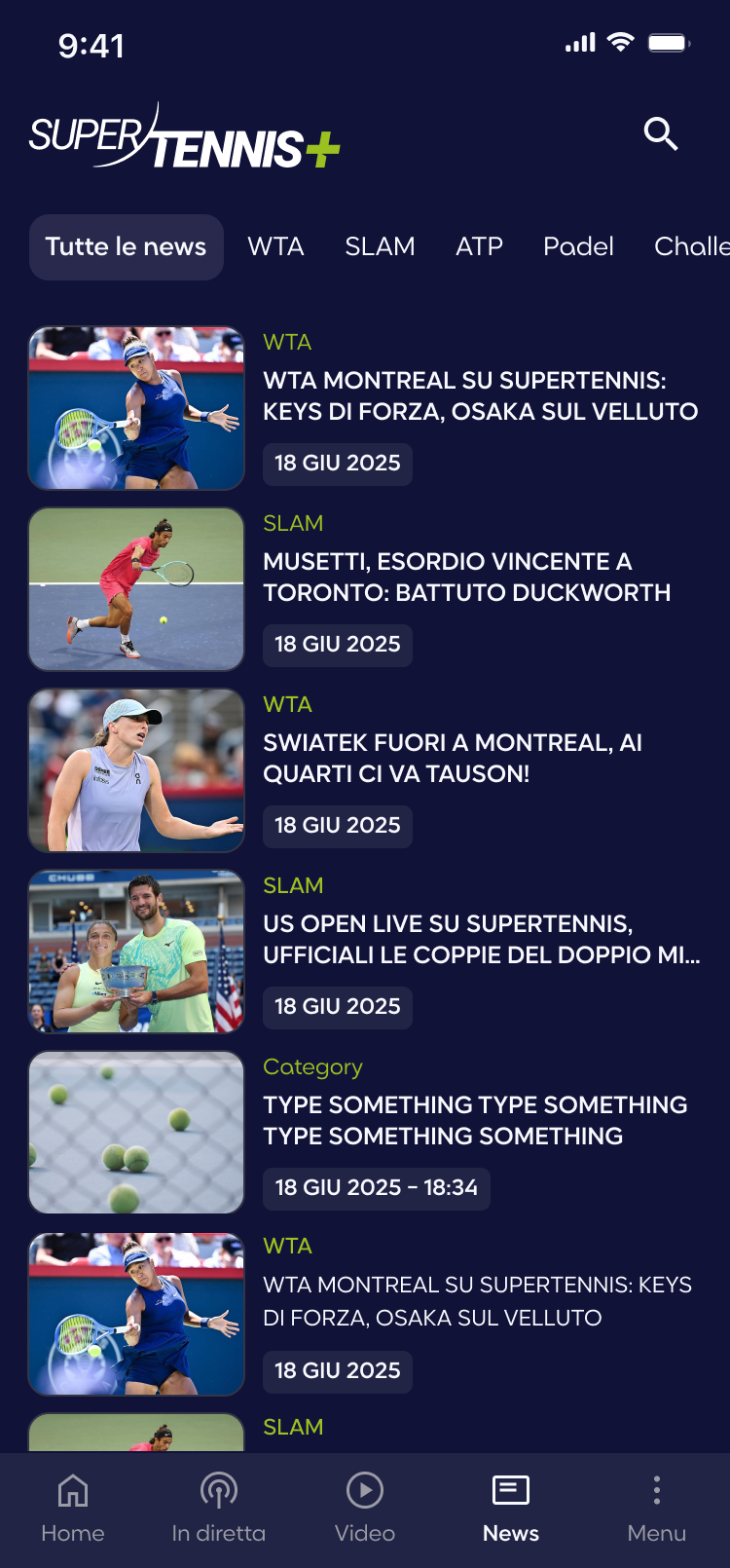 News di SuperTennis+